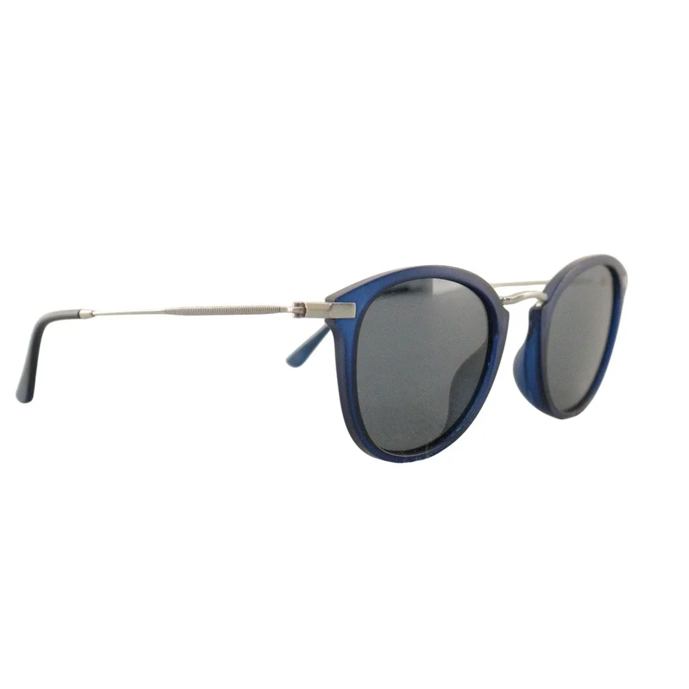 Cole Haan Sunglasses Polarized Round Navy Crystal CH8508 Men 50-22-145